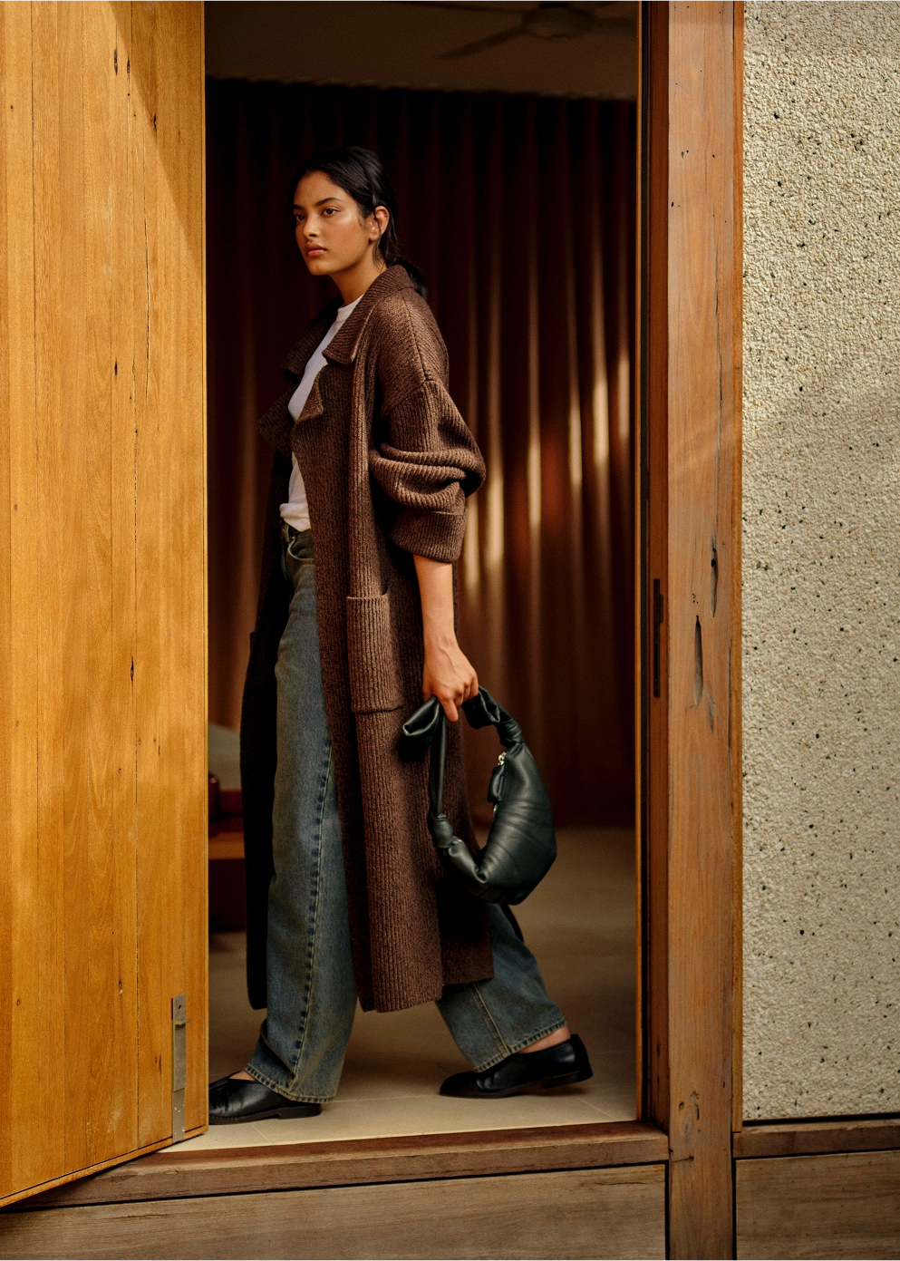 Challenger Knitted Coat Lightweight Design