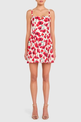 Sarabeth Dress in Poppy Field Wrinkle-Resistant