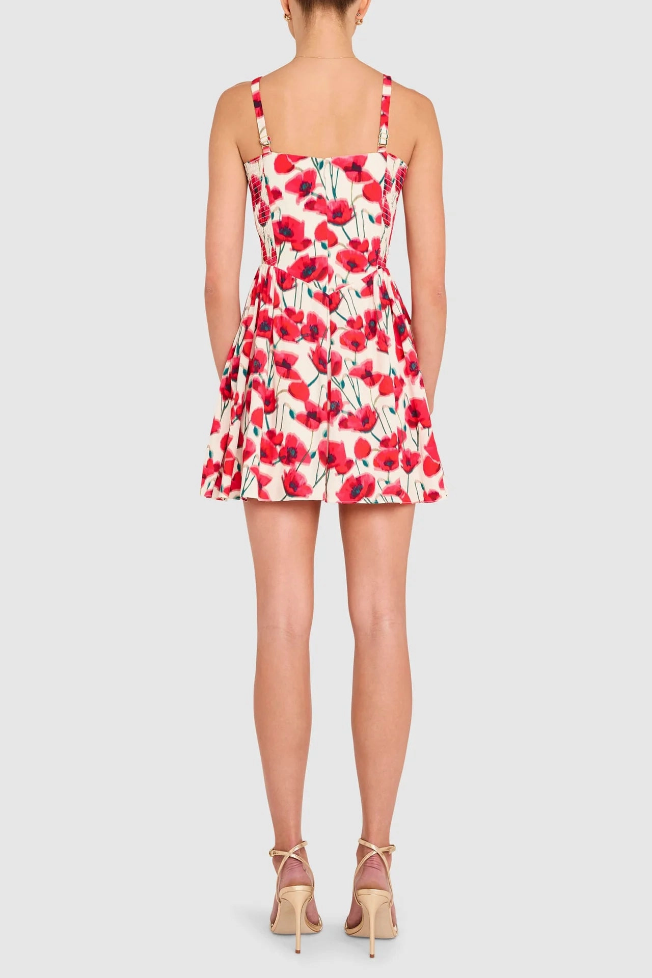 Sarabeth Dress in Poppy Field Sleek Fit