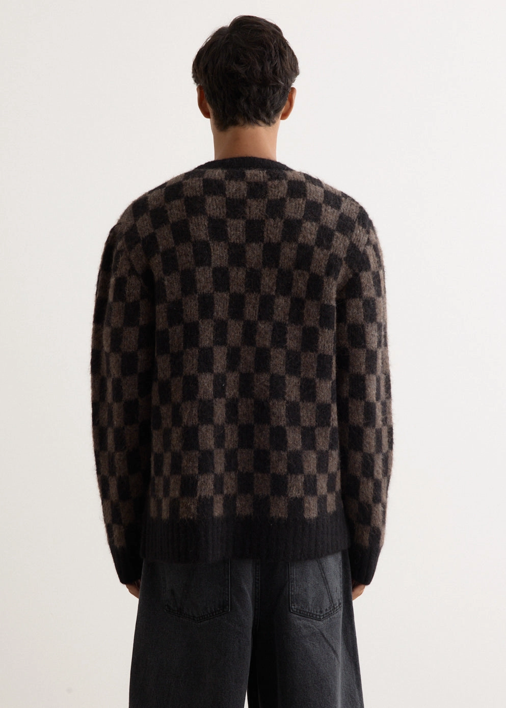 Classic Style NonRestrictive Cuff Chess Cardigan