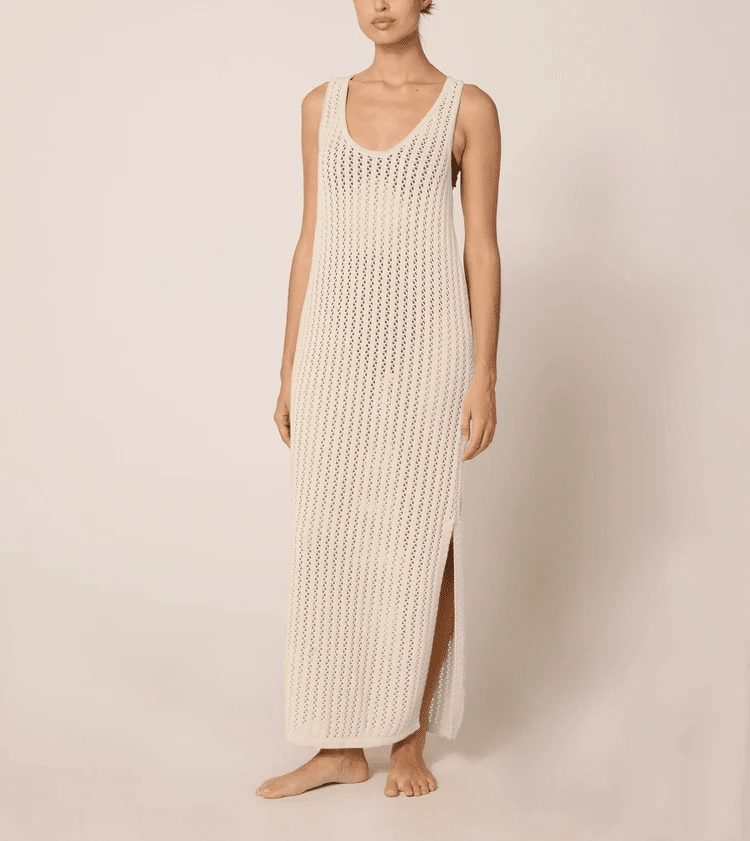 Misty Cover Up | Ivory Comfortable casual dress