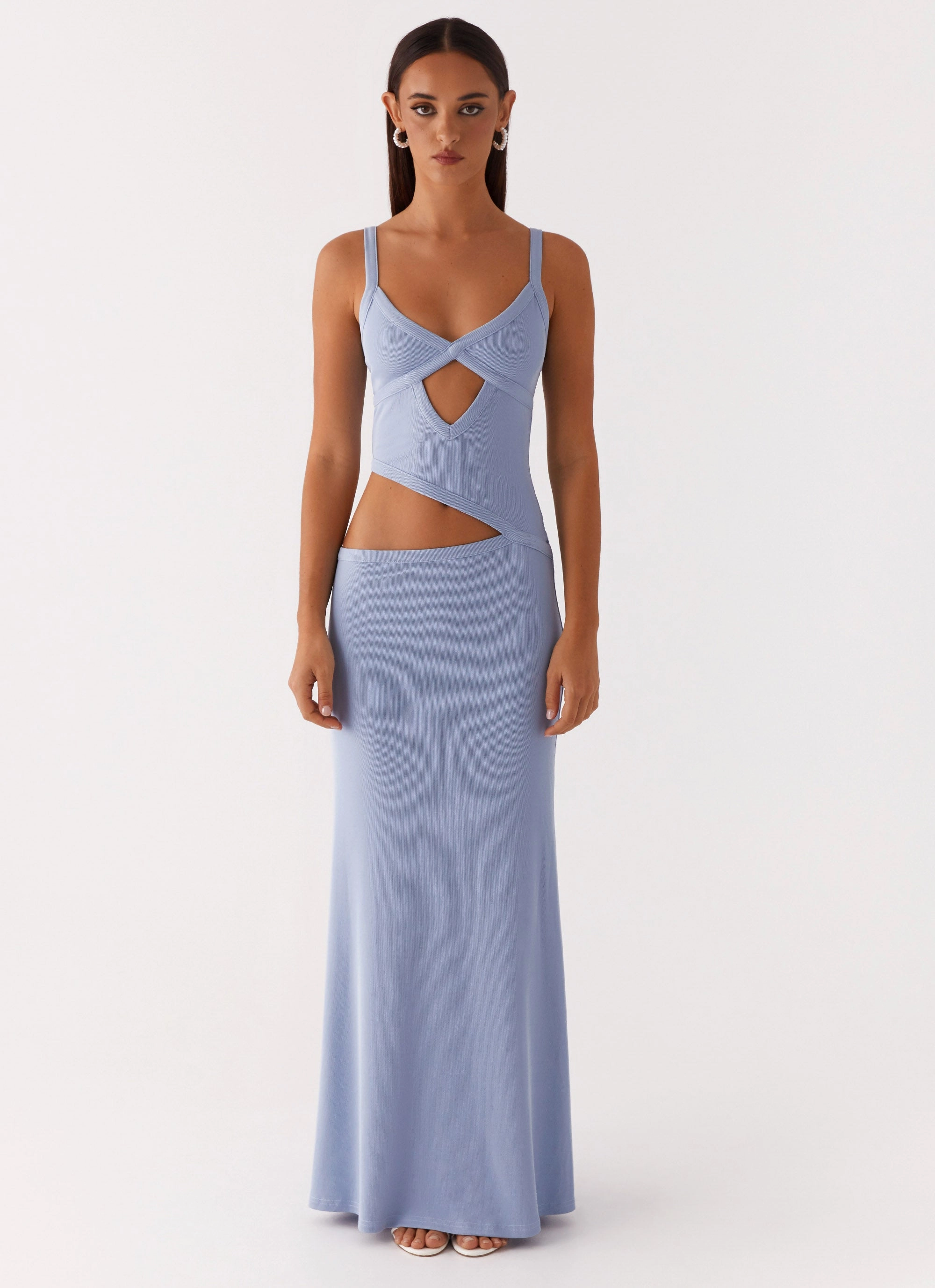 Daily Mood Jocelyn Maxi Dress - Blue