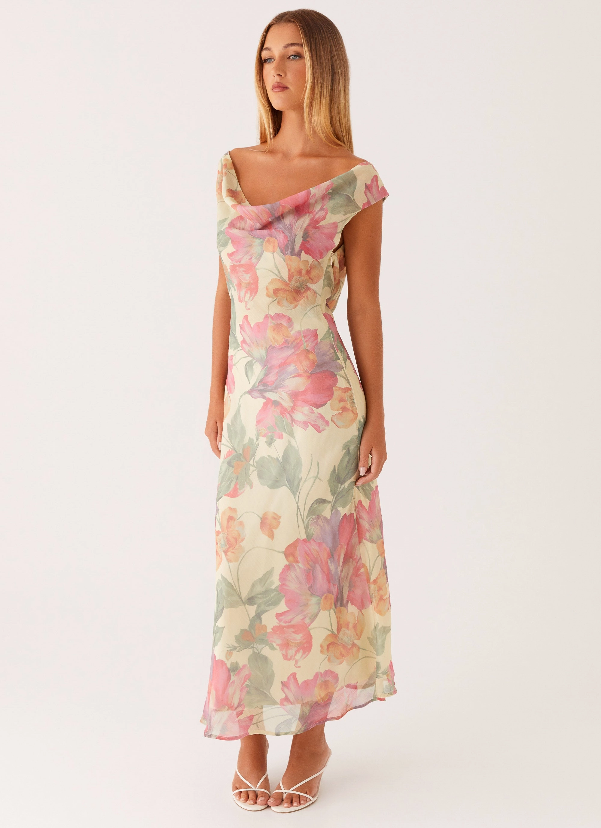 Fit Easy Role Model Maxi Dress - Yellow Peony
