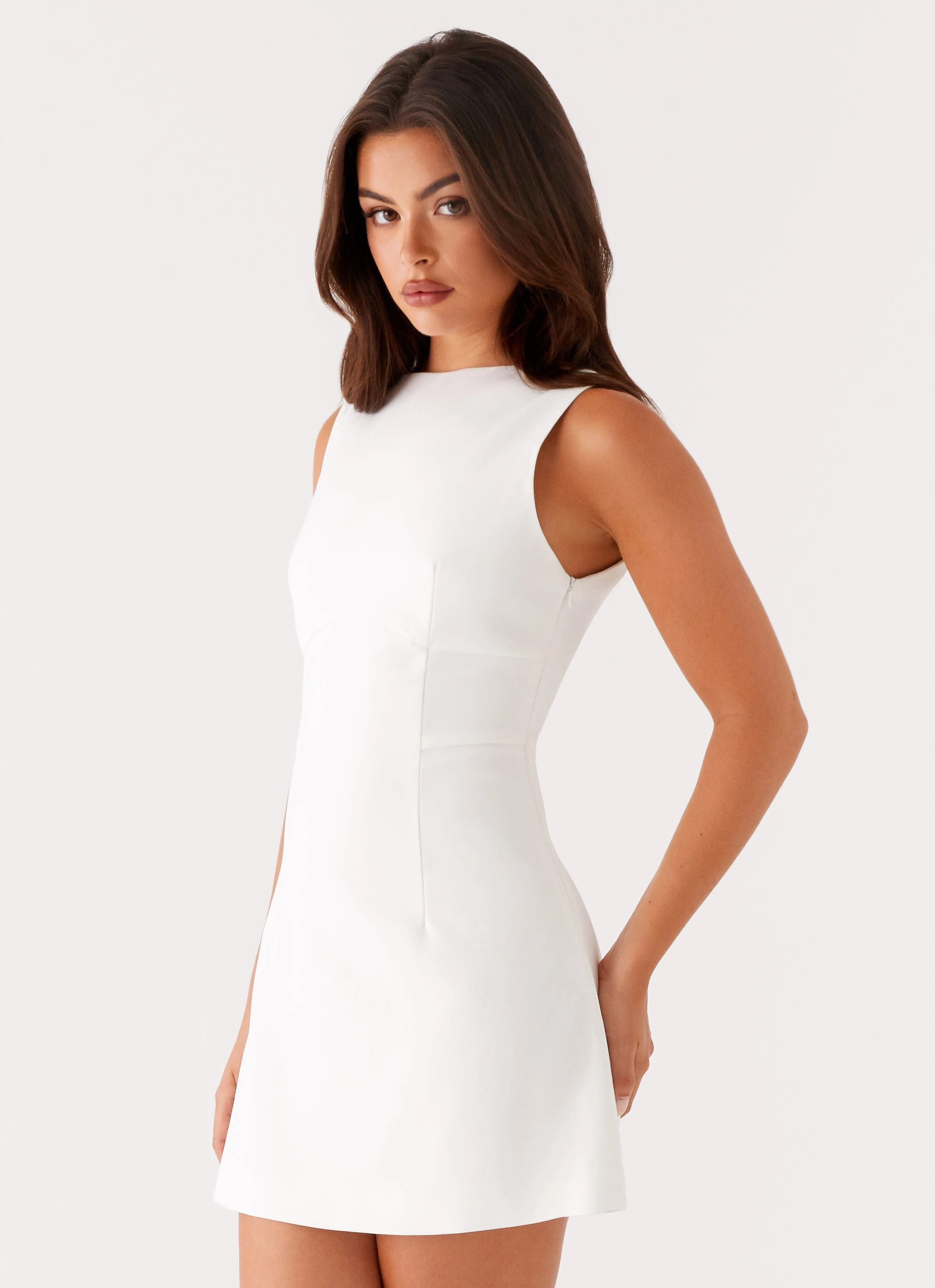 Lulita Mini Dress - White Functional Comfort