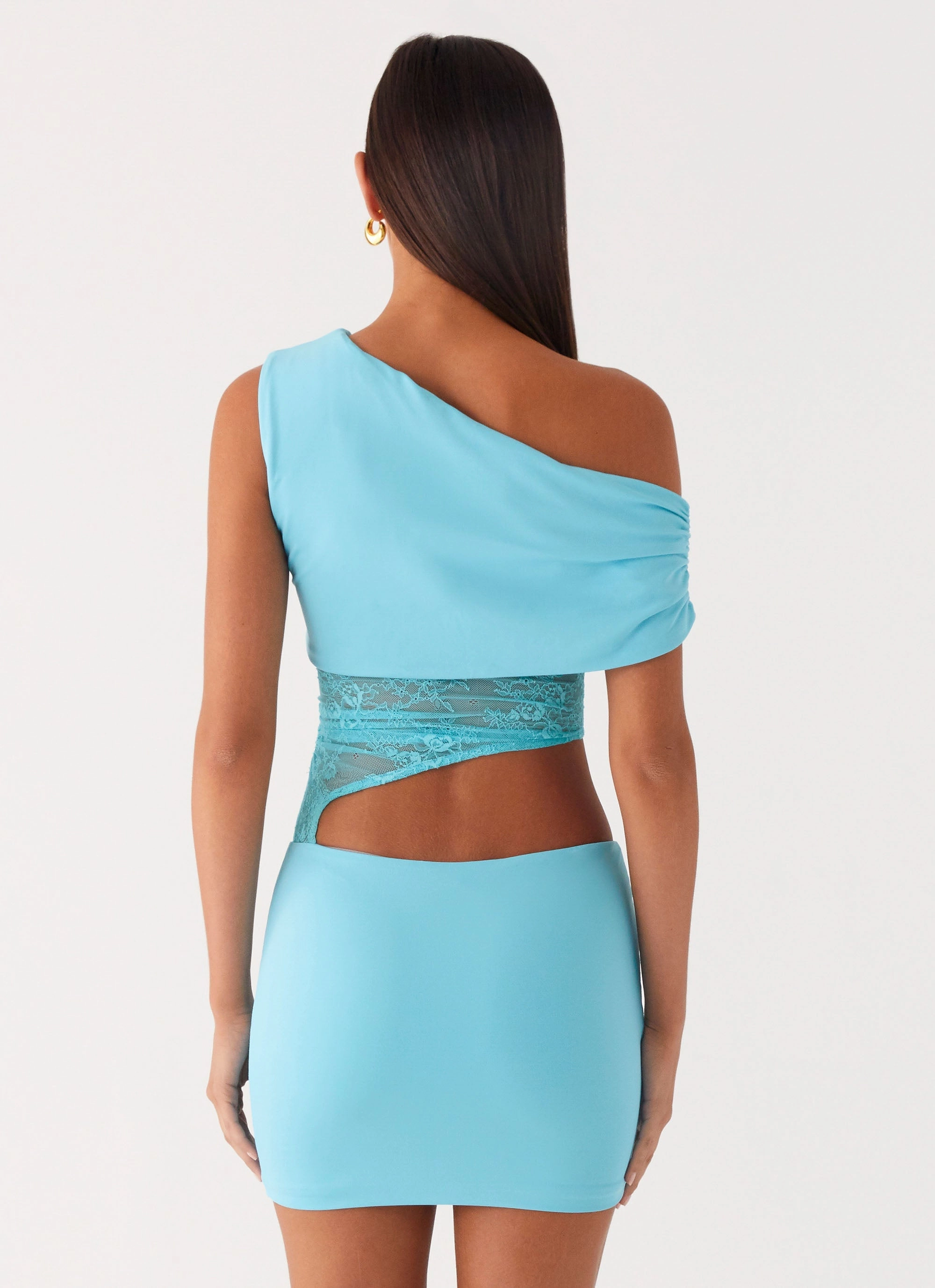 Love Motion Mini Dress - Aqua Blue Fresh Form