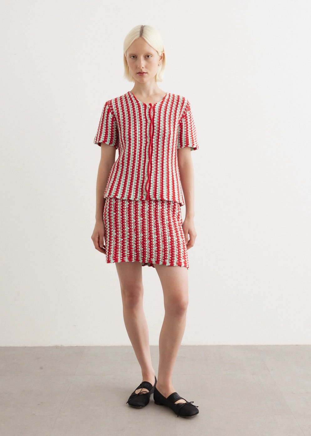 All Fit Look Zig Zag Crochet Skirt