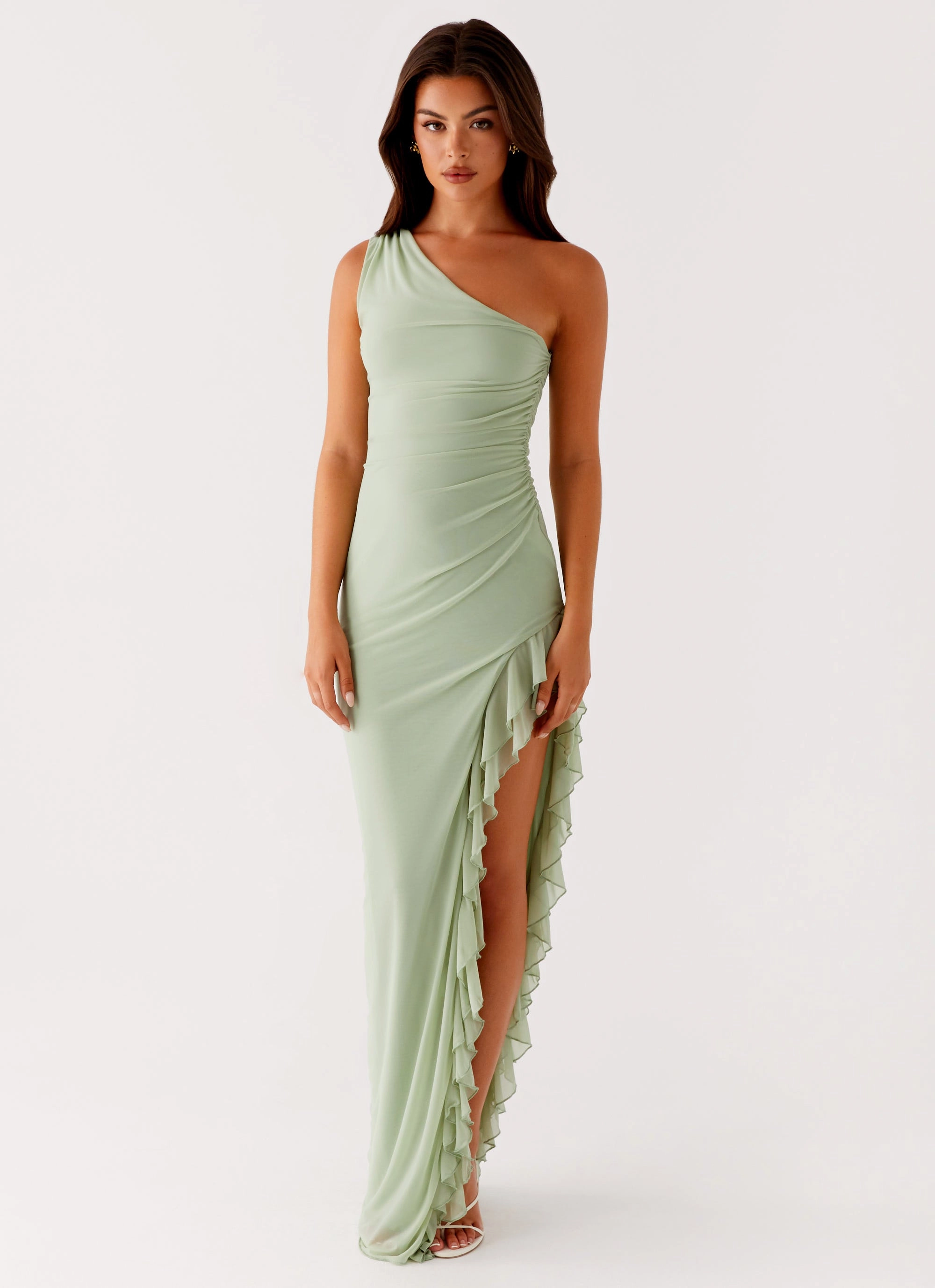 Balanced Light Smart Lines Clarence Maxi Dress - Sage
