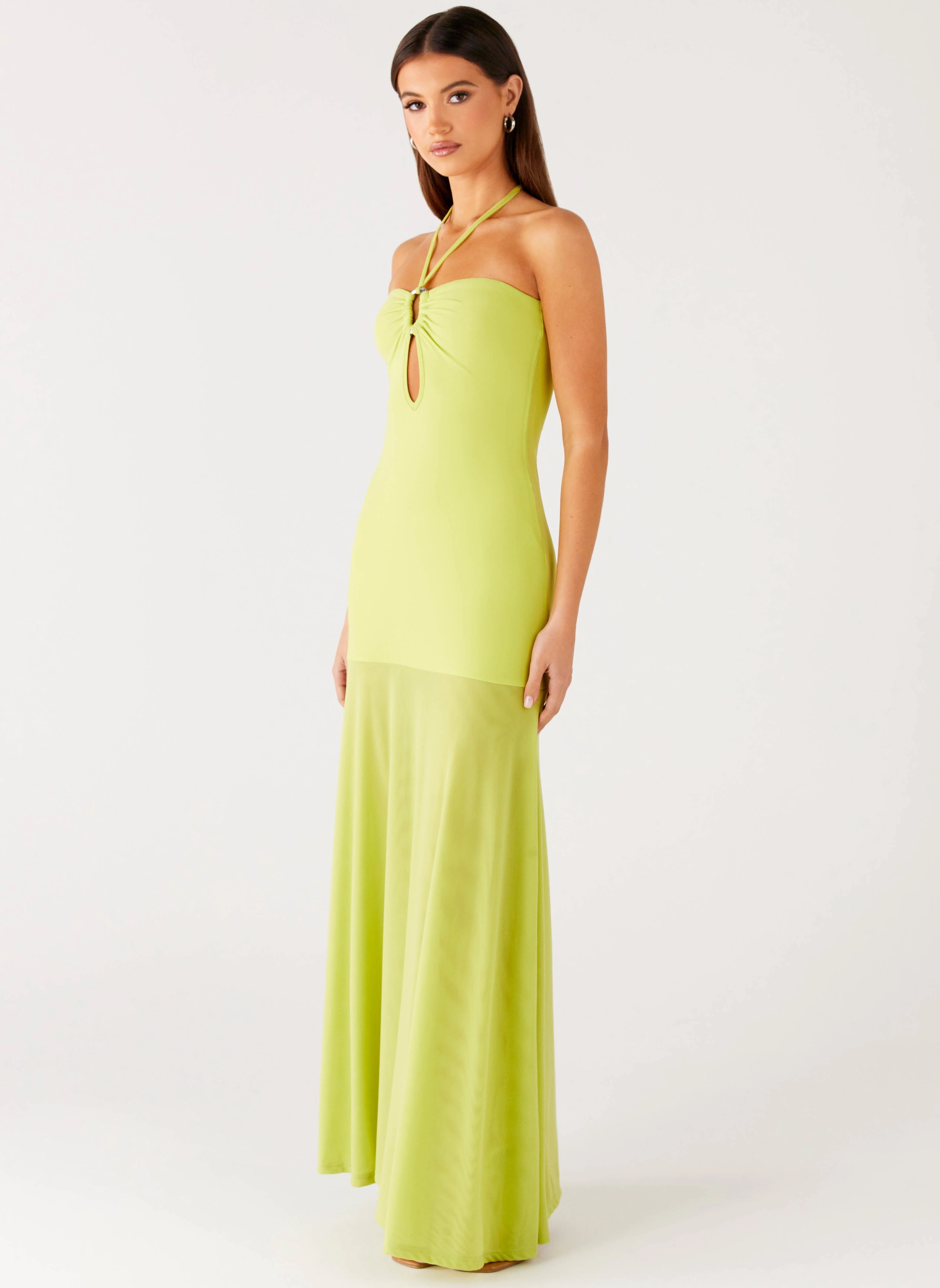 Travel piece Claria Maxi Dress - Lime