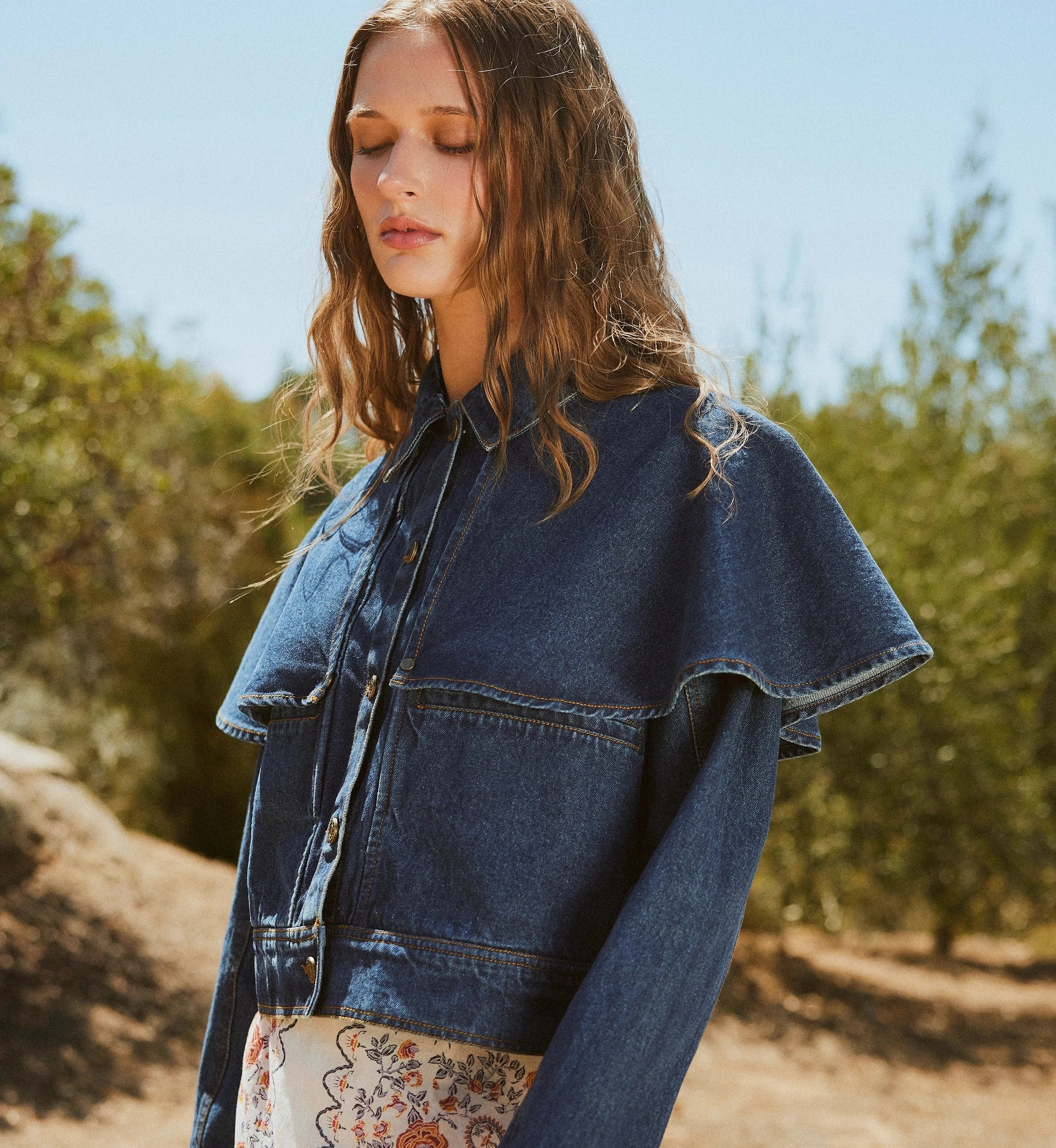 Clarke Jacket | Dark Denim Cozy Apparel Chilly Weather Fashion