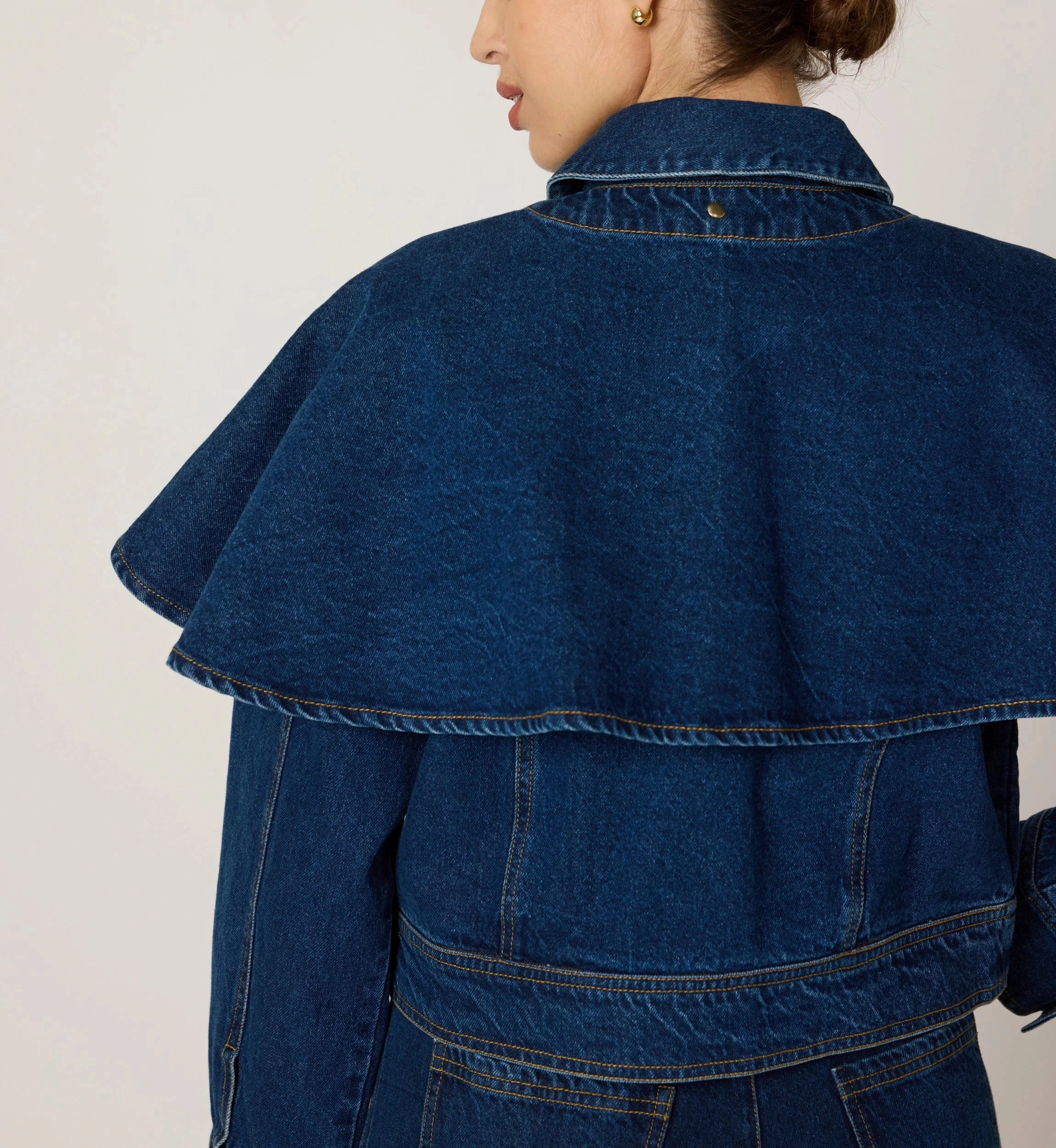Soft Layer Sophisticated Style Clarke Jacket | Dark Denim