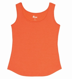 Loose Comfort Abrasion Resistant Edges Berne Coral Cotton Blend Ladies Lightweight Performance Tank S/L
