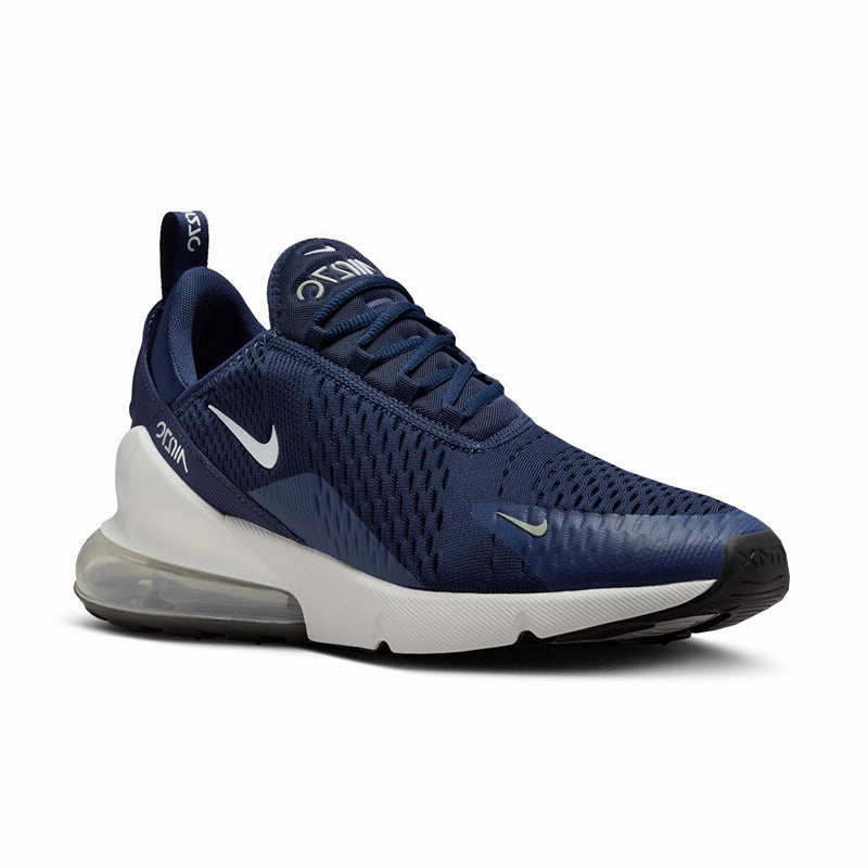 high - top style amateur runner's shoe choice Men's Air Max 270 Midnight Navy/White