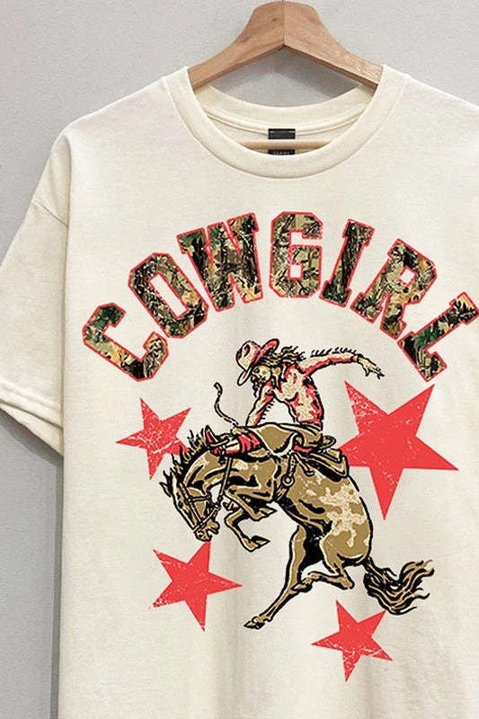 Everyday Top Cowgirl Oversized Tee S-XL