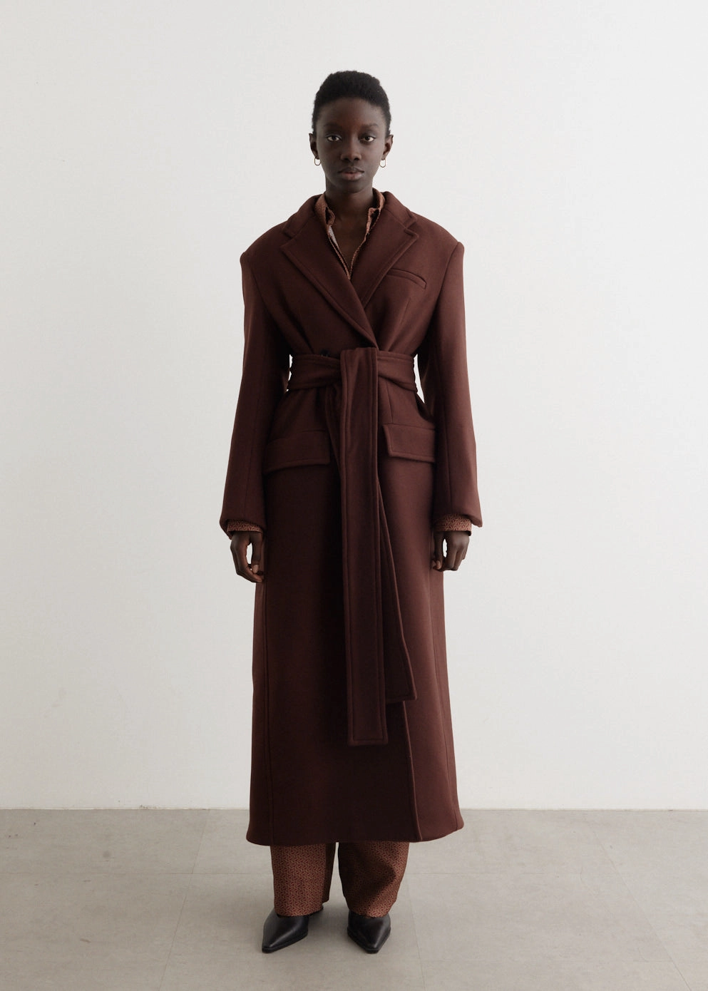 Classico Coat Pastel Shade Flexible Hem Adjustment