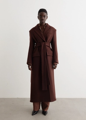 Classico Coat Pastel Shade Flexible Hem Adjustment