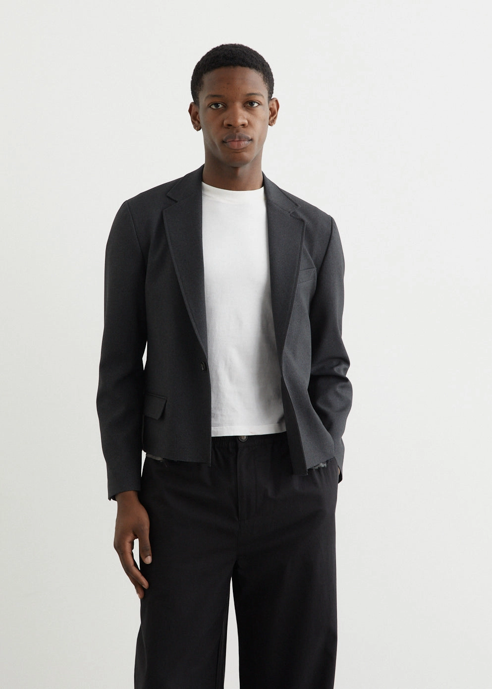 Eco Friendly Construction Cut Off Short Jacket