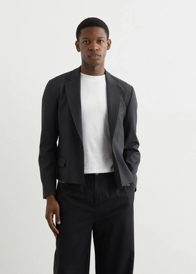 Eco Friendly Construction Cut Off Short Jacket