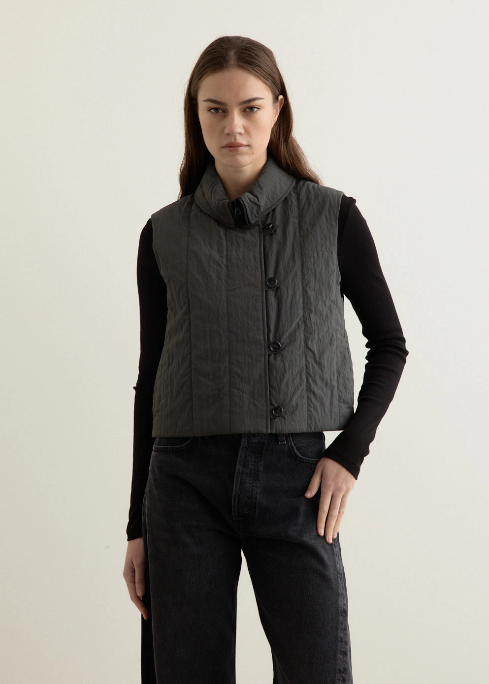 Odor Control Treatment Breathable City Style Light-Down Vest