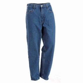 Move With Ease Couple Look Lightweight Berne Mens Stone Wash Dark 100% Cotton Classic 5-Pocket Jean 42X29