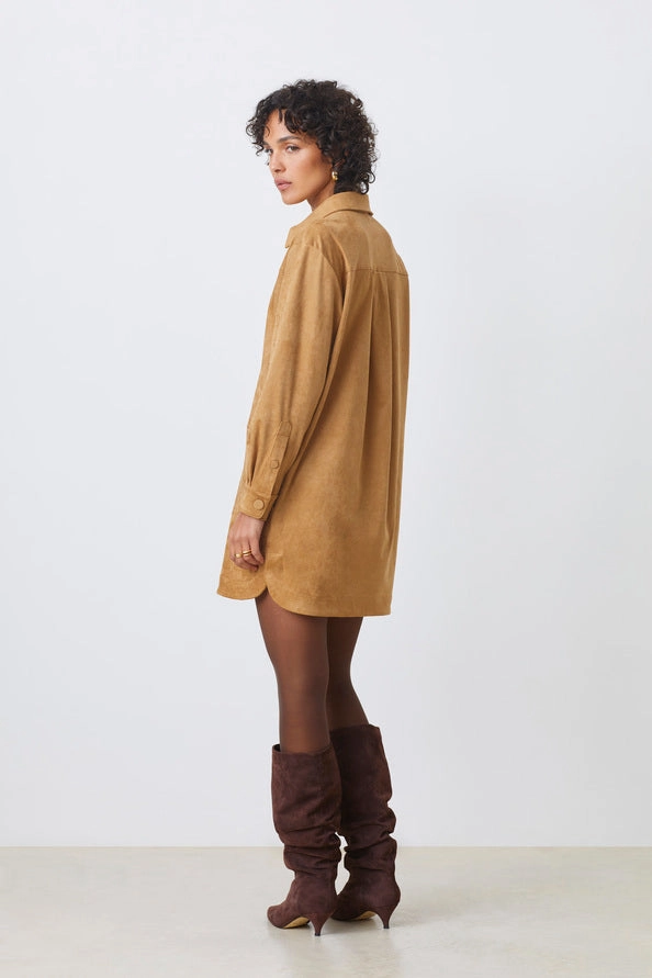 CLIFF DRESS Versatile-Style Collared