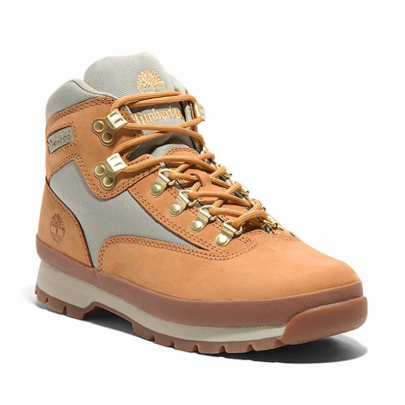 Multi Surface Comfortable Walk Men's Euro Hiker Wheat Nubuck