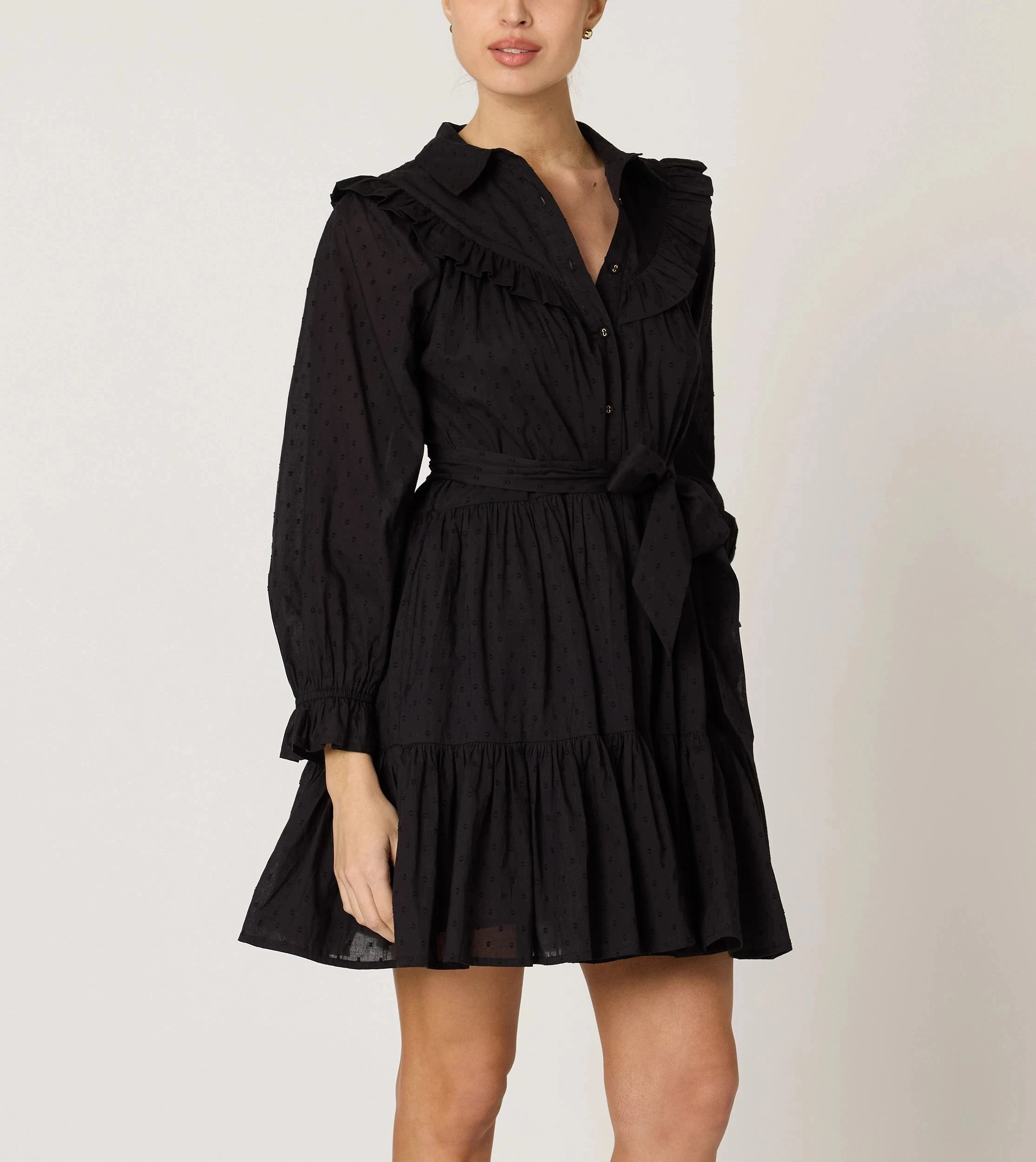 Lotte Mini Dress | Black Earth-Tone Love Glow