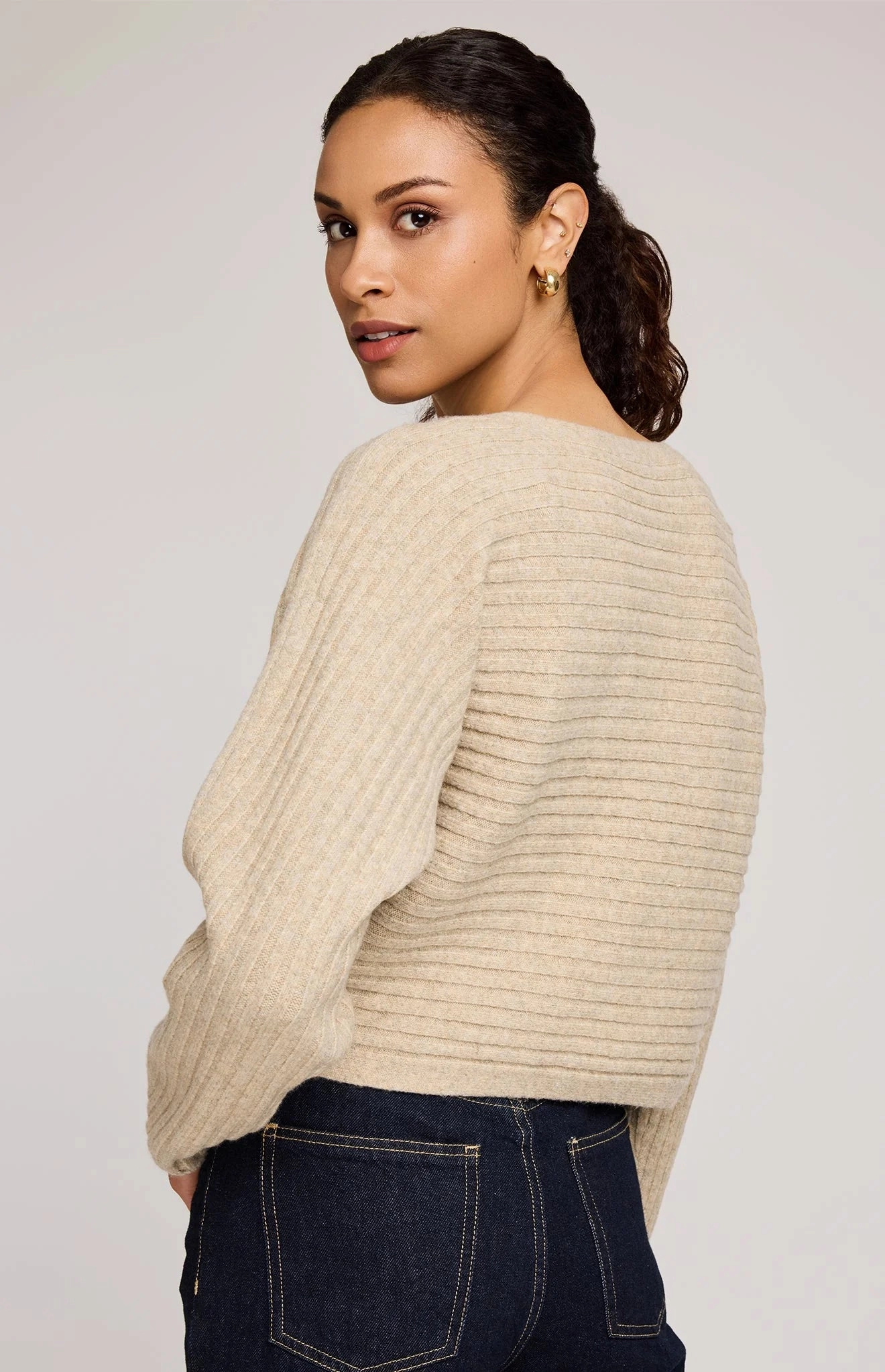 Flexible Design Niko Pullover Sweater - Heather Khaki