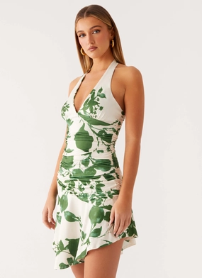 Cool Finish Colt Mini Dress - Verdant Bloom
