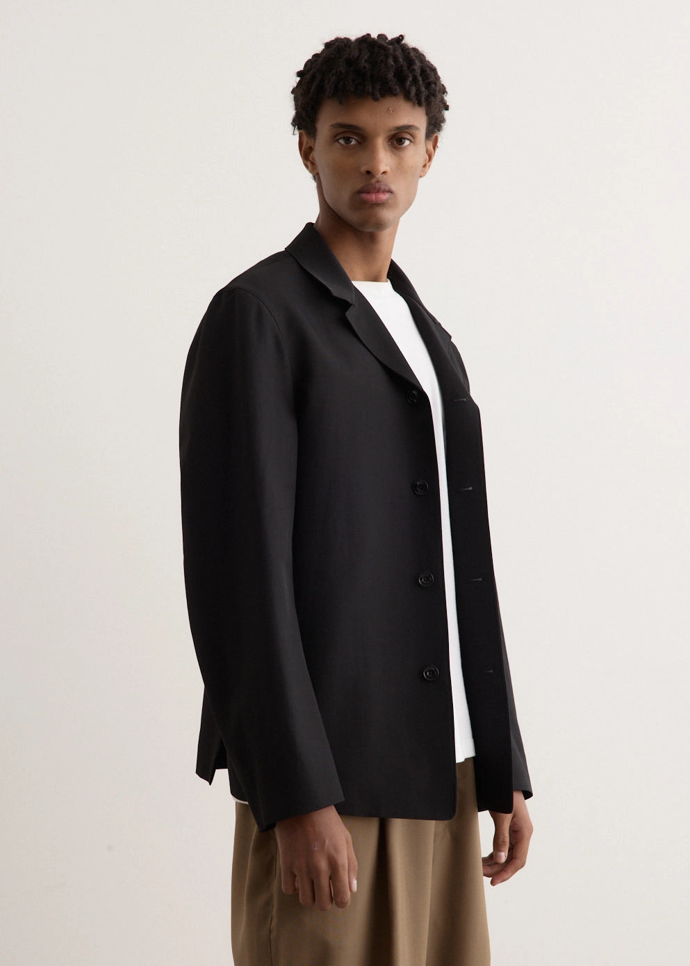 Tailored Shirt Jacket Slim Silhouette Easy Fit Piece