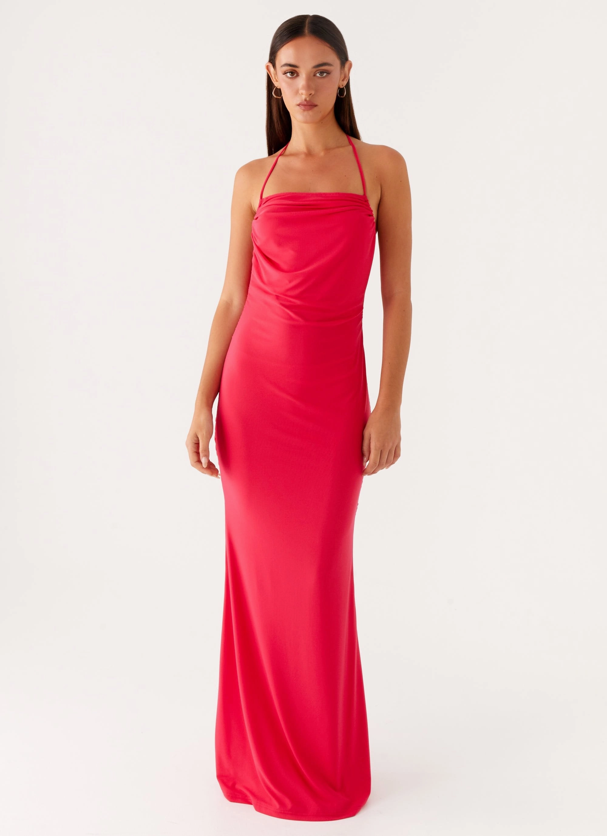 Fresh Flow Special-Occasion Amari Maxi Dress - Raspberry