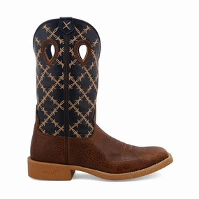 Men's 12" Tech X Boot Rustic Brown/Navy Flexible
