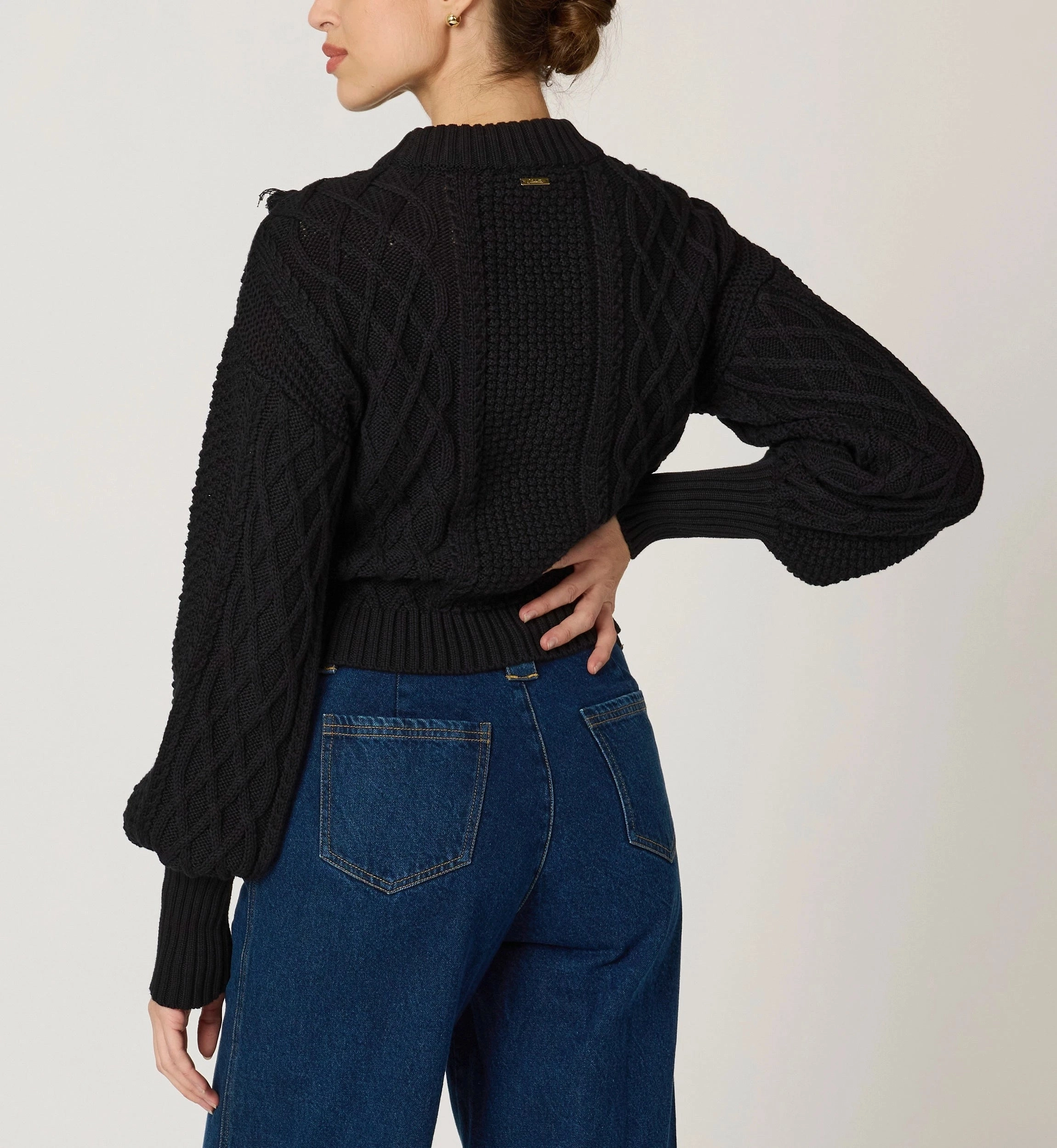 Sophisticated Style Bettina Sweater | Black