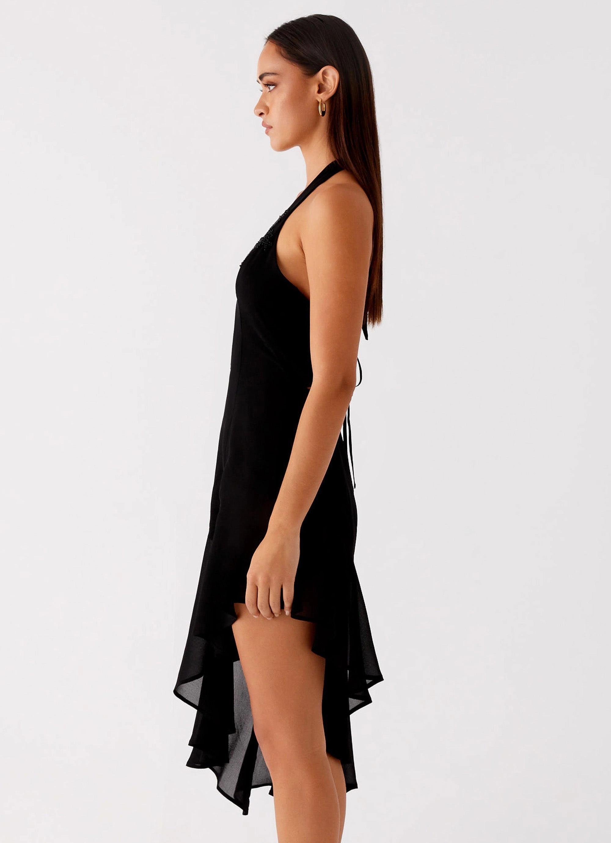 Clean Slate Midi Dress - Black Dance-Party