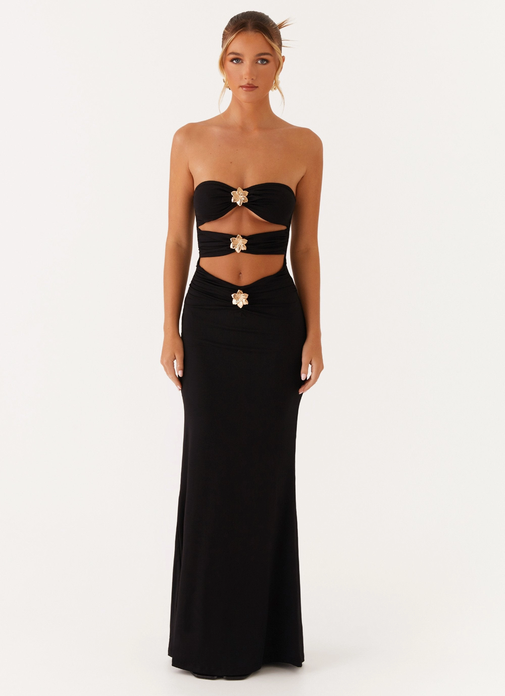 New York Save Me Maxi Dress - Black