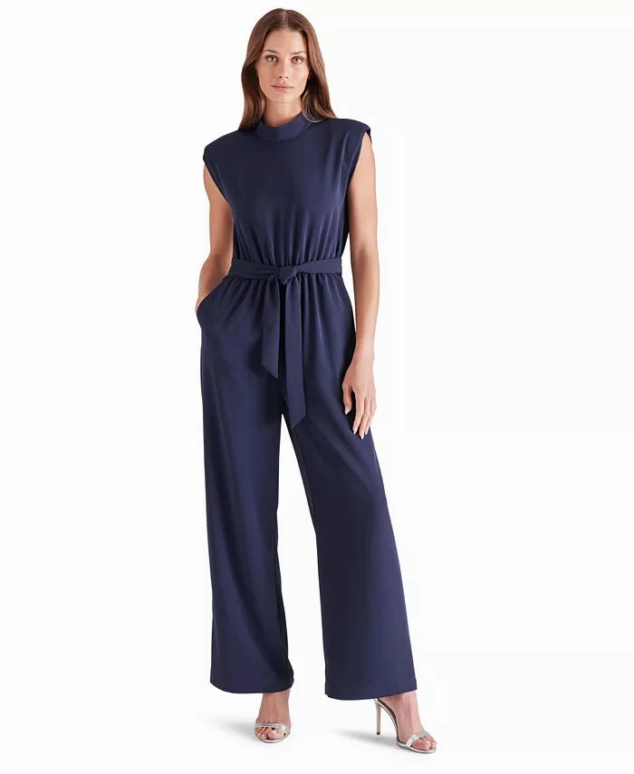 Cozy And Stylish Summer Air Silvette Jumpsuit in Marine