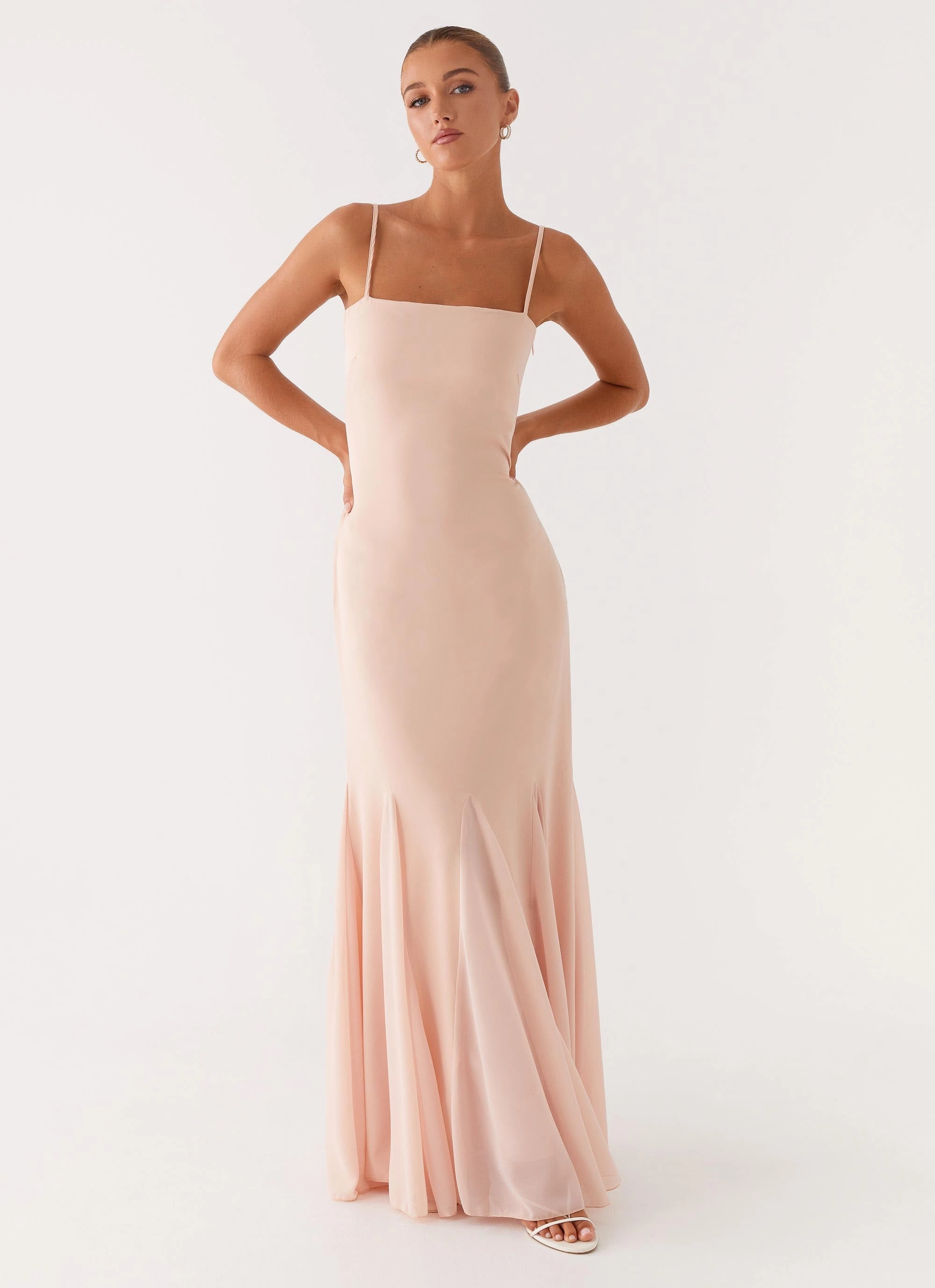 Marcelo Maxi Dress - Pink Clean Mood Comfort and style
