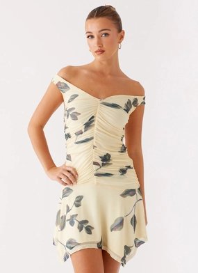 Josette Mini Dress - Buttercream Bliss Scandi Light