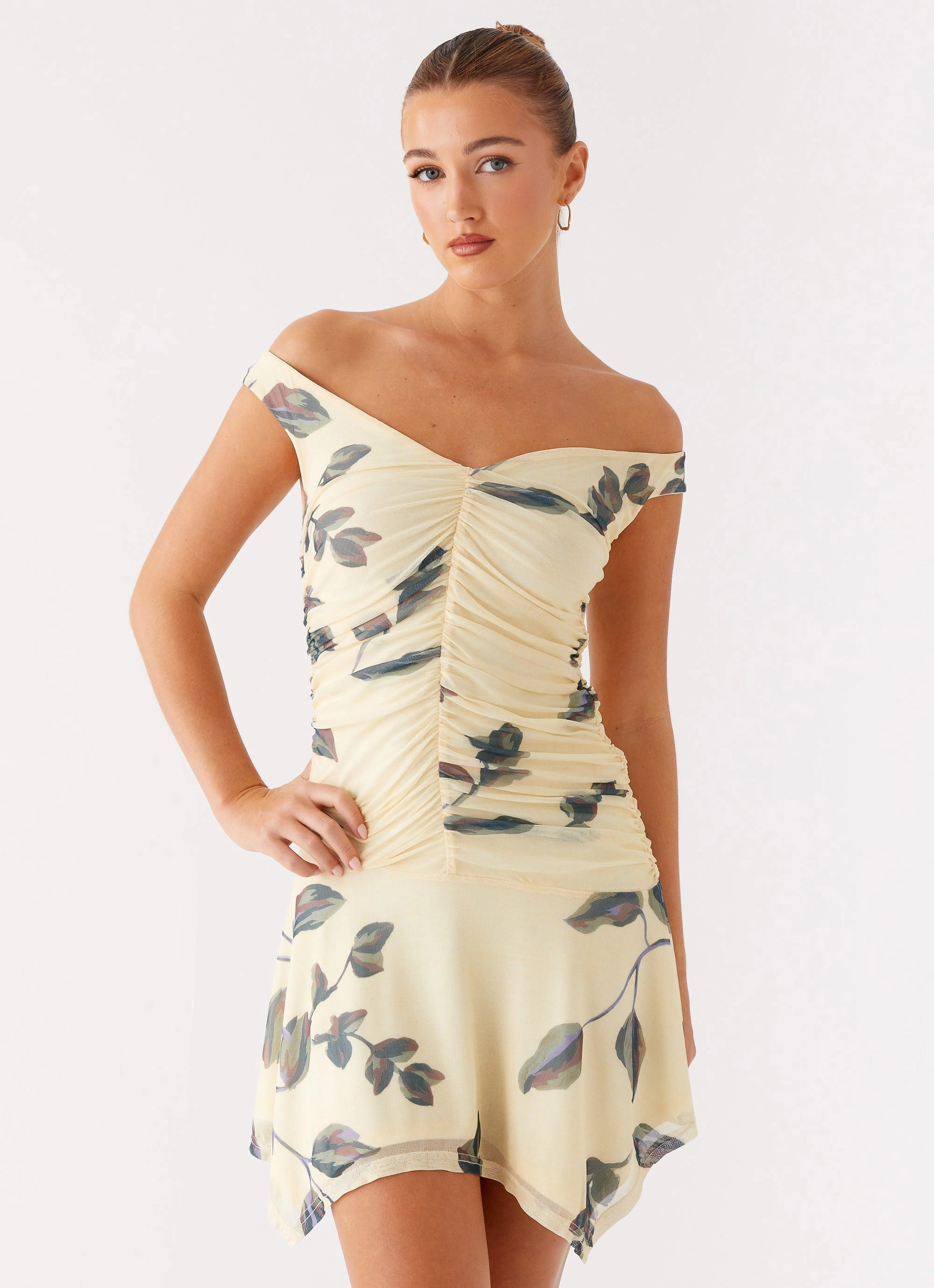 Josette Mini Dress - Buttercream Bliss Scandi Light