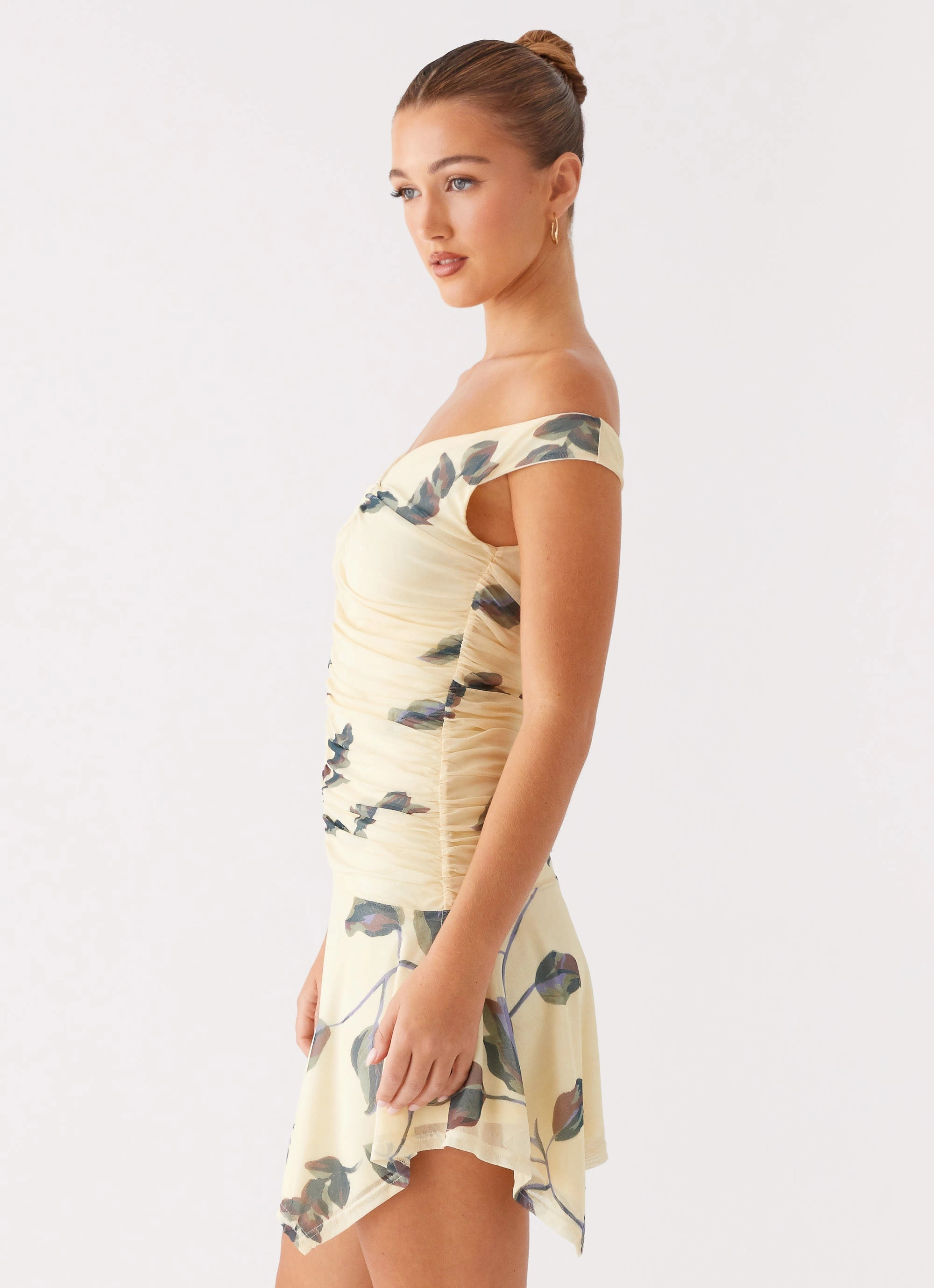 Josette Mini Dress - Buttercream Bliss Perfect Fit Wear Textured Look