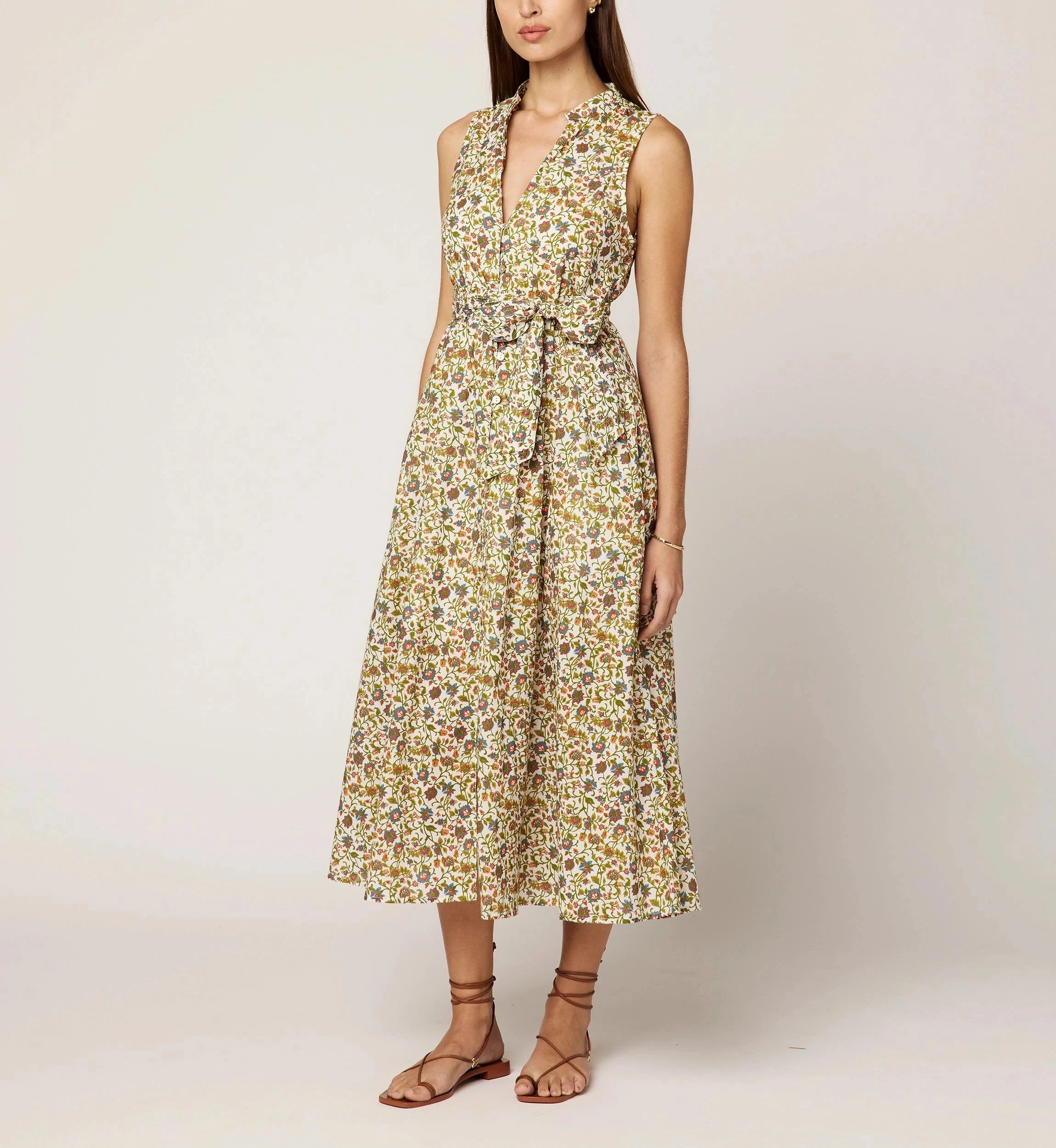 Linen Love Cheyenne Midi Dress | Viti Flora