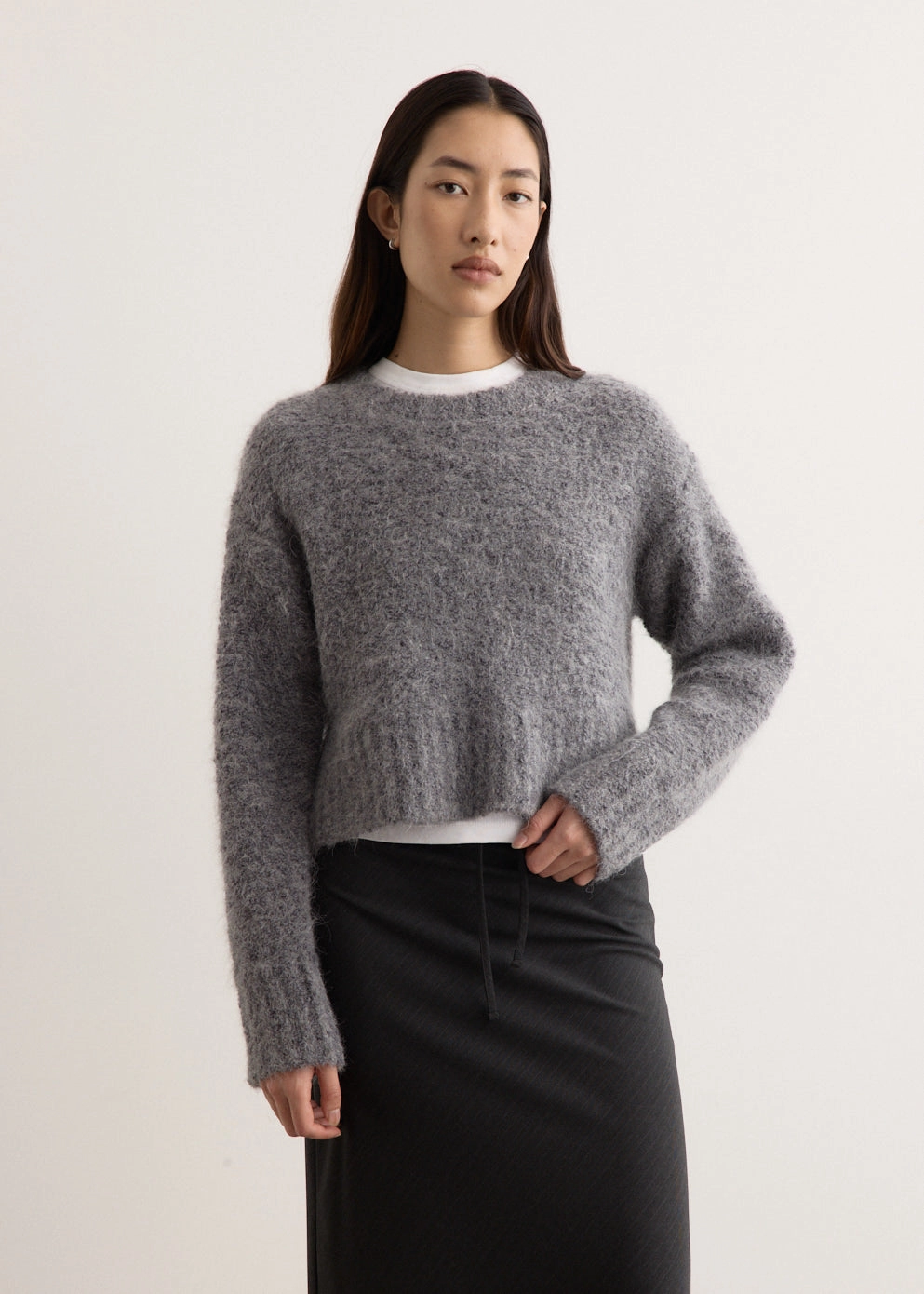 No Effort Impact Fitted Crewneck Jumper