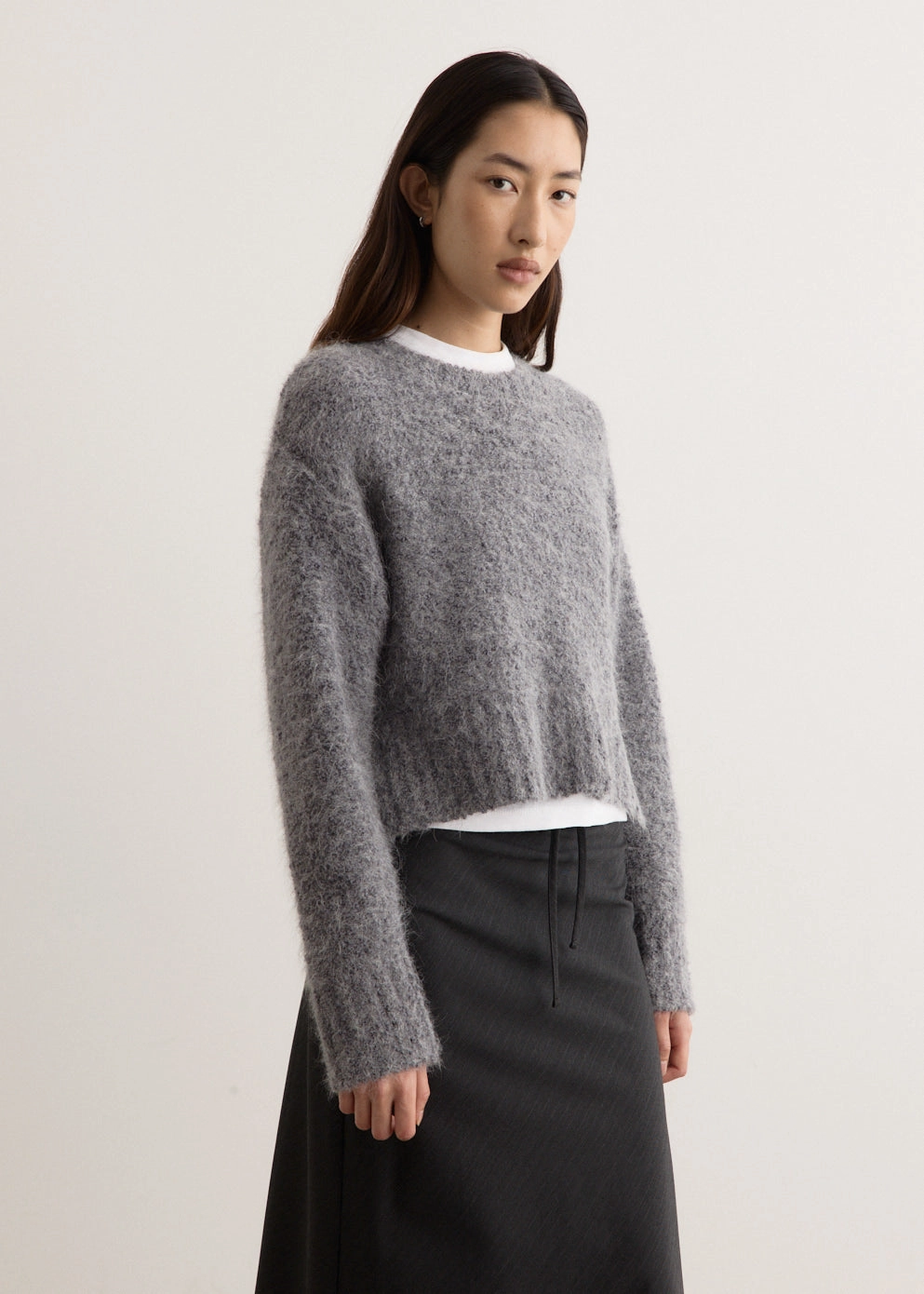 Sustainable Fibers Calm Outfit Impact Fitted Crewneck Jumper