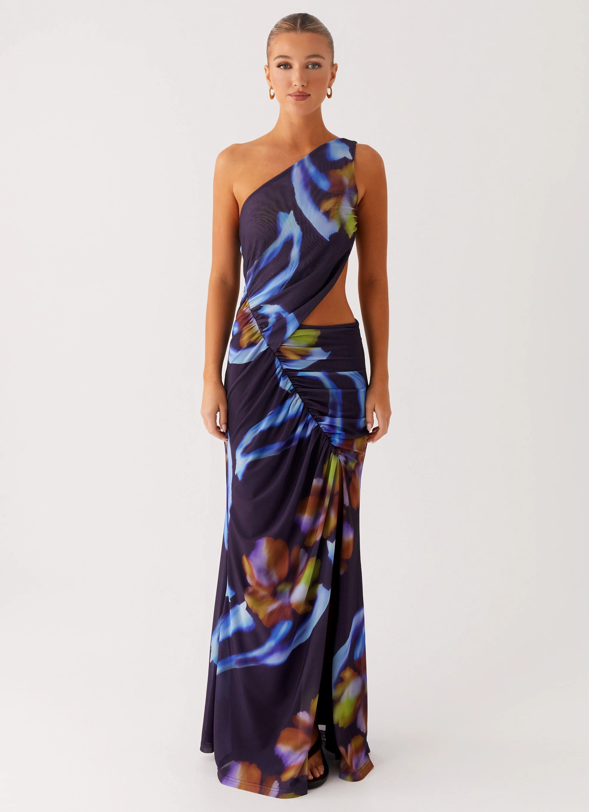 Zanzibar Maxi Dress - Dark Floral Bold Color