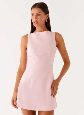 Elegant Vibe Lulita Mini Dress - Pink