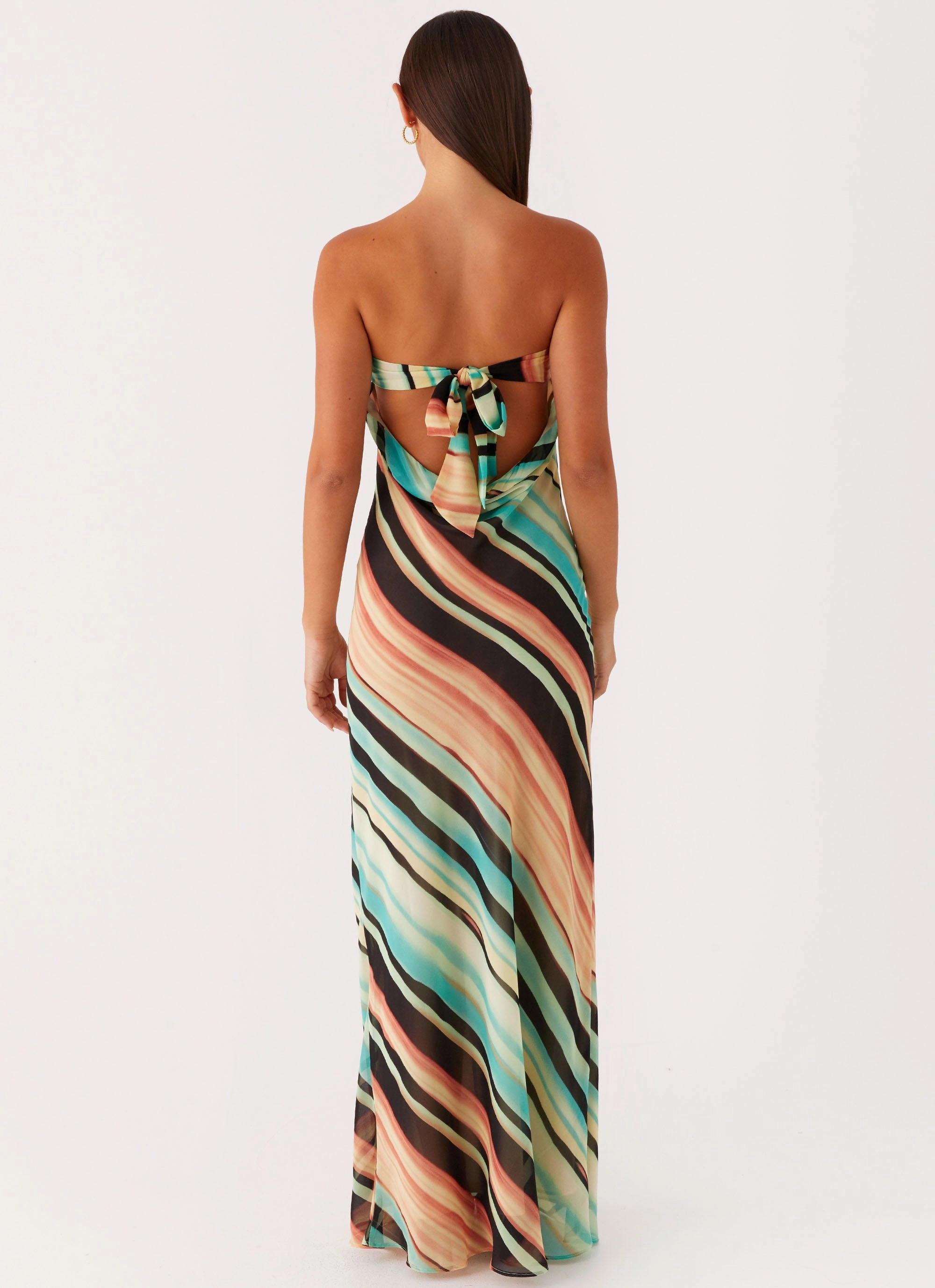 Como Maxi Dress - Stripe All-Day Comfort Wear