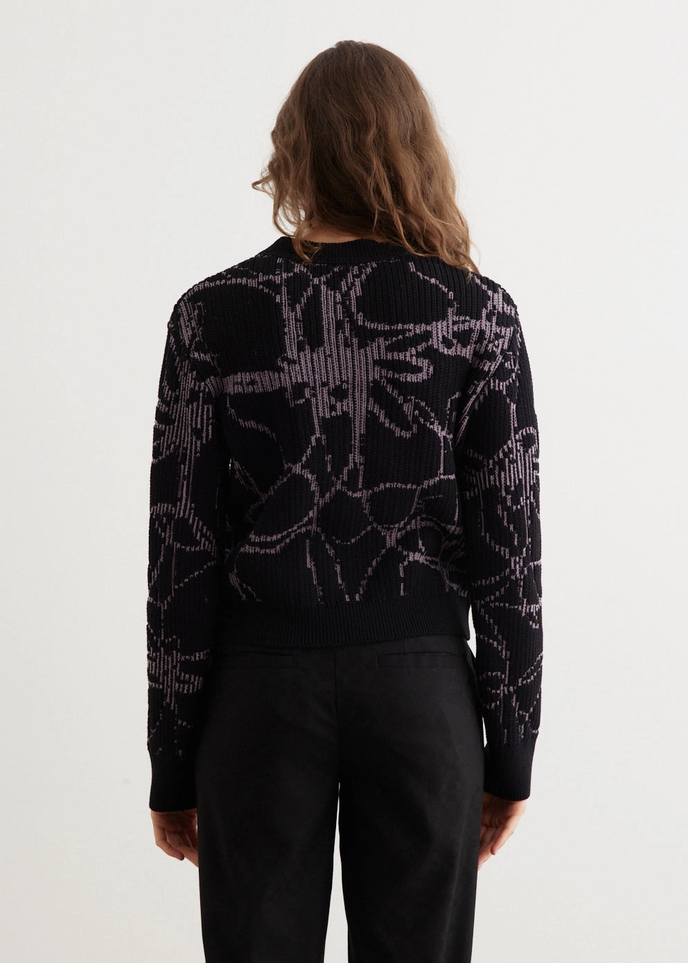 Analog Intarsia Crew Sweater Winter Travel