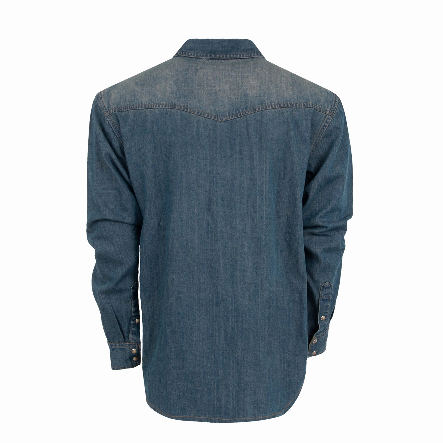 STS Ranchwear Mens Parker Denim 100% Cotton L/S Shirt Effortless Comfort