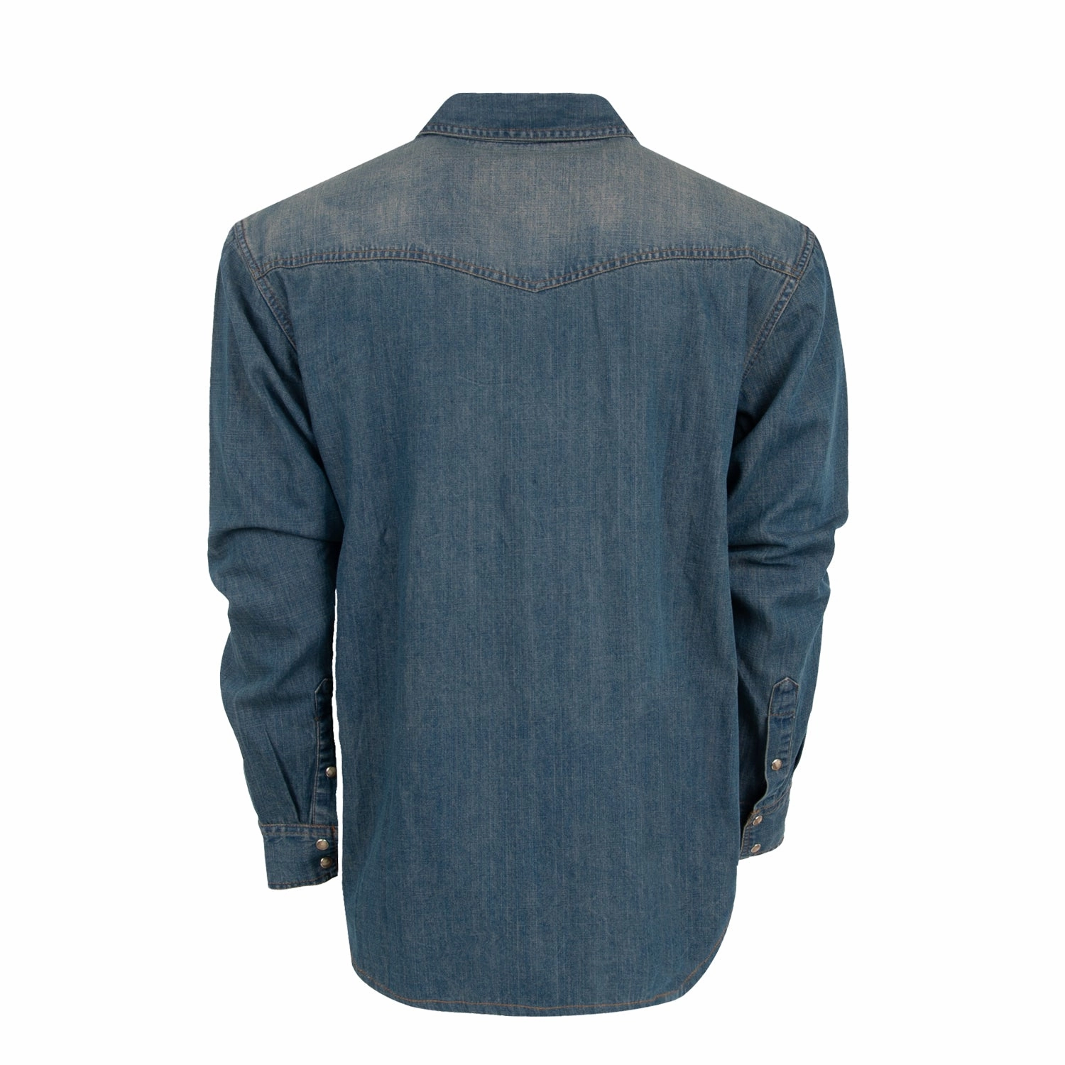 STS Ranchwear Mens Parker Denim 100% Cotton L/S Shirt Edgy Design