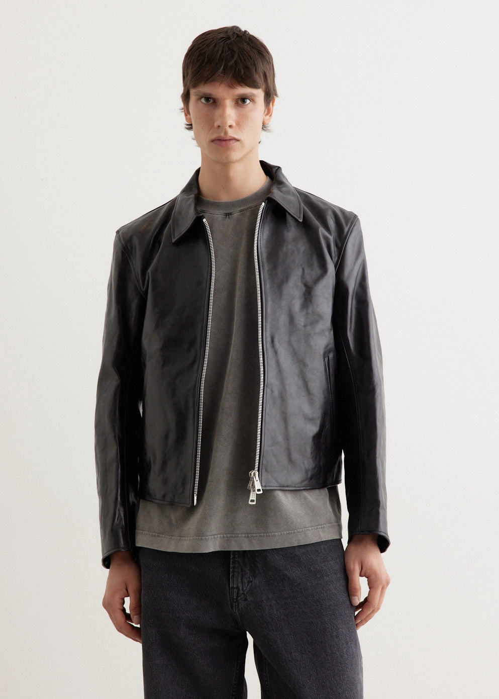 Mini Jacket Neutral Street Style