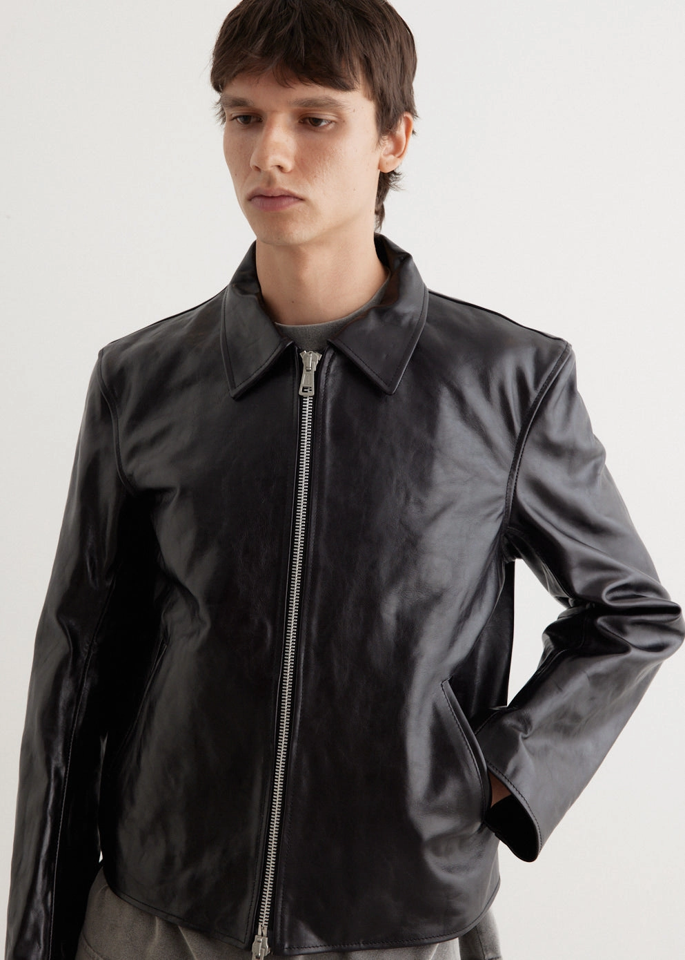 Bright Color Soft Texture Mini Jacket